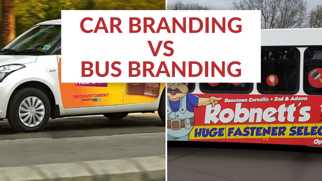 car branding vs bus branding