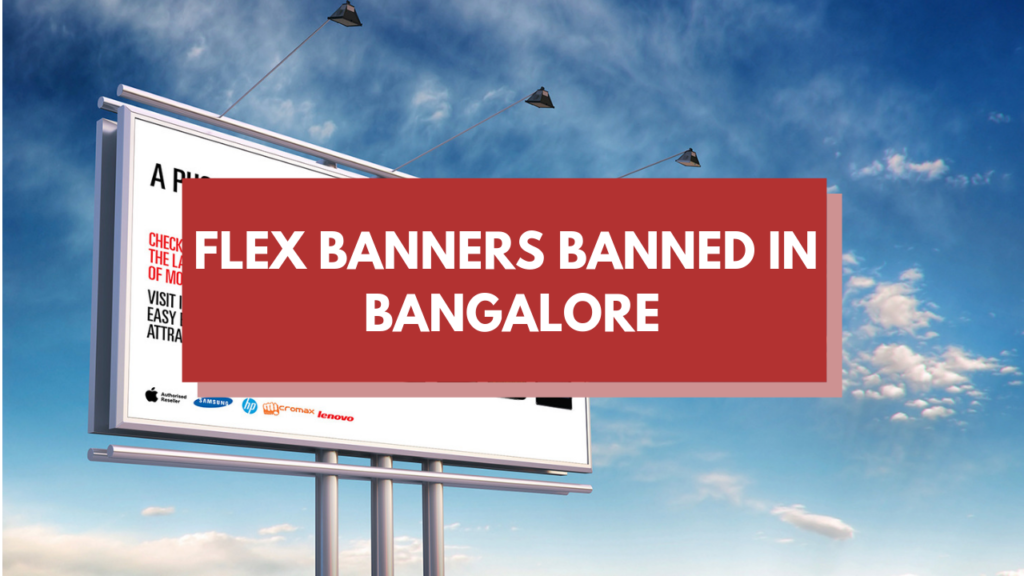 flex banners banned in bangalore