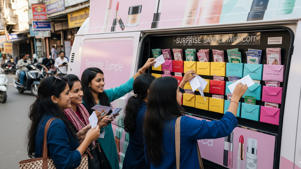 5 Creative Transit Media Ad Ideas for Beauty Products in India Beauty Vans with Interactive Sampling