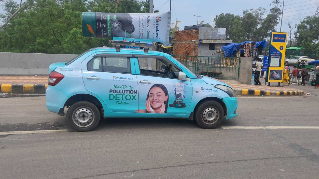 5 Creative Transit Media Ad Ideas for Beauty Products in India Cabs with 3D Branding