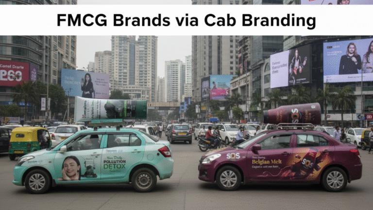 How FMCG Brands Are Driving Mobile-First Awareness via Cab Branding In-App Advertising Trends 2025