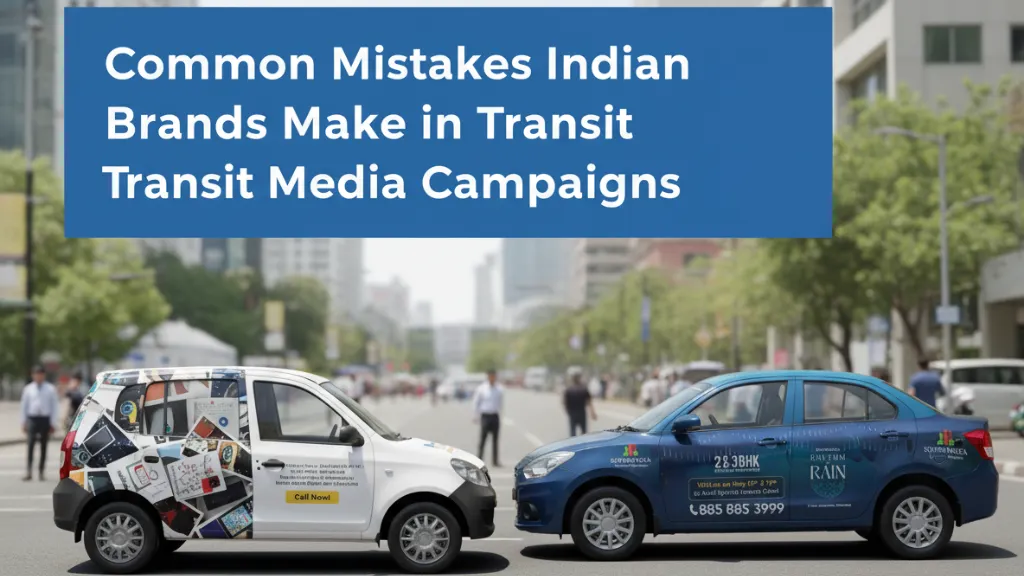 Common Mistakes Indian Brands Make in Transit Media Campaigns Transit Media Campaigns