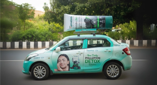 Boosting Brand Visibility: The Impact of 3D Models in Cab Branding Himalayan Charcoal Facewash Cab Branding